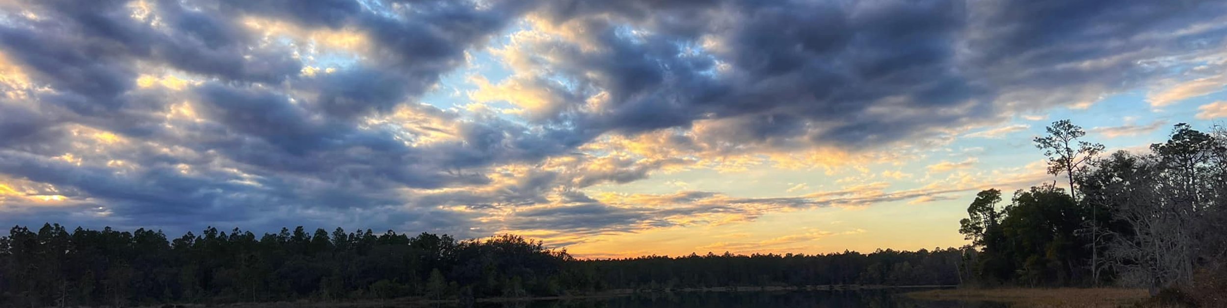 Scenic view of dock entrance on the water